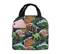 Borsa termica per il pranzo per uomini e donne, da lavoro, con scheletro di dinosauro, piccola scatola portapranzo per adulti, unisex, impermeabile, morbida borsa termica per viaggi, borsa per il