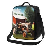 Borsa termica per il pranzo per uomini e donne, trattore agricolo aziendale, scatola per il pranzo per ufficio, lavoro, picnic, borse termiche per il pranzo a tenuta stagna, con tracolla per adulti