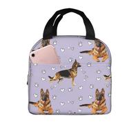 Borsa termica per il pranzo per uomo e donna, borsa da viaggio per uomini e donne, pastore tedesco, borsa morbida per il pranzo per donne e uomini