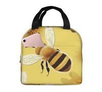 Borsa termica per il pranzo riutilizzabile Honey Bee2 Lunch Box per donne uomini portatile a tenuta stagna borsa per il pranzo più fresco contenitori per il pranzo per lavoro viaggi all'aperto