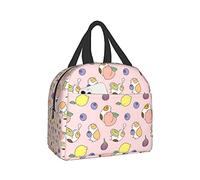 Borsa termica per il pranzo riutilizzabile, per ragazze, borsa termica per il pranzo, con tasca frontale, per adolescenti, ragazze, donne, uomini, scuola, picnic, ufficio, lavoro, carini porcellini