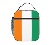 Borsa termica per il pranzo versatile con bandiera della Costa d'Avorio, elegante e durevole, adatta per lavoro, viaggi e scuola