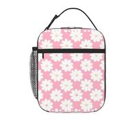 Borsa termica per il pranzo versatile con motivo camelia di grande capacità, elegante e durevole, adatta per viaggi di lavoro e scuola