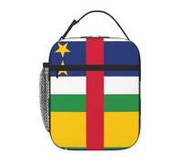 Borsa termica per il pranzo versatile e di grande capacità, con bandiera dell'Africa centrale, elegante e durevole, adatta per lavoro, viaggi e scuola