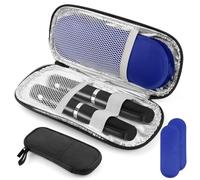 MXTIMWAN Borsa Termica per Insulina, Porta da Viaggio per Medicinali, 2 Impacchi di Ghiaccio, Astuccio Termico per Insulina, Borsa per Accessori per Insulina