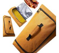Borsa termica per la carne, con chiusura a cerniera, a prova di perdite, 53 x 35 x 20 cm, per spalla di maiale, petto e padre, borsa termica per barbecue