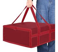 Borsa termica per la consegna, riutilizzabile, per il trasporto di pizze,