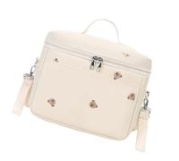 Borsa termica per la mamma Borse per la conservazione degli alimenti ricamo orso borsa a tracolla maternità antispruzzi isolato pranzo portatile essenziale del bambino