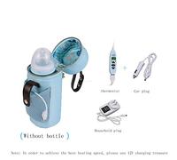 Borsa Termica Per L'Isolamento Della Borsa USB Set Controllo Intelligente Della Temperatura Fuori Dal Termostato Auto Portatile Blu Latte