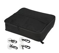 Borsa termica per ponte, grande capacità, forte assorbimento, in tessuto Oxford 600D, con 4 ventose, per il surf all'aperto (nero)