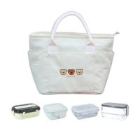 Borsa termica per pranzo e snack, con design a cartone animato e funzione termica per mangiare bevande, borsa termica a prova di perdite, per ufficio, campeggio, scuola, escursioni, viaggi, attività