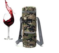 Borsa termica per vino - Borsa termica isolata con manico | Eccellente borsa da viaggio portatile per campeggio, feste, gite in spiaggia, picnic all'aperto, portabottiglie per alcolici da uomo