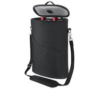 Borsa termica per vino | Cofanetto frigorifero portatile per 2 bottiglie | tasca termica con tracolla regolabile e maniglia, per viaggi pic-nic, golf, uomini birra, whisky champagne