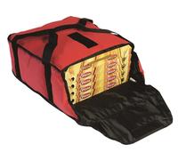 Borsa Termica Pizzeria Rossa 36x36 cm in Nylon per 5 Pizze da 33 cm - Gimetal