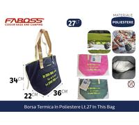 Borsa Termica Poliestere In This Bag 27L Spiaggia Tracolla Pranzo