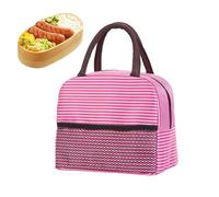 Borsa Termica Porta Pranzo | Cerniera Scorrevole Resistente Riutilizzabile | Contenitore Isotermico da Donna per Uomo Adulti Bambini - per Lavoro Ufficio Scuola Viaggio Campeggio Spiaggia Picnic Snack