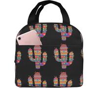 Borsa Termica Porta Pranzo Mexican Spanish Style Cactus Borsa Frigo Resistente All'Acqua Uomini Donna Borse Frigo, Per Bambini, All'Aperto Picnic, Viaggi