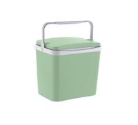 Borsa termica portatile SHAF per spiaggia e campeggio - Borsa termica in plastica con maniglia - Interno isolato - Mantiene bevande e cibo al fresco - Leggera e resistente - Verde