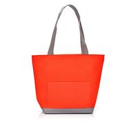 Borsa Termica Pranzo 20 L - Borsetta porta alimenti Tracolla per Picnic Scuola Lavoro Pesca Spiaggia Campeggio Viaggio (FLOE 20 L, Orange)