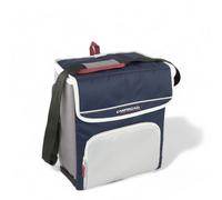 borsa termica ripiegabile 20 litri blu grigio con tasca frontale isolamento schiuma pe tracolla regolabile fino a 14 ore freddo
