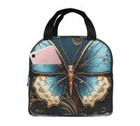 Borsa termica riutilizzabile per il pranzo elegante scatola per il pranzo a farfalla per donne uomini portatile a tenuta stagna borsa per il pranzo più fresco contenitori per il pranzo per lavoro