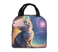 Borsa termica riutilizzabile per il pranzo, per donne, per uomini, per adulti, a forma di tartaruga marina verde, per nuotare nell'oceano, portatile, per ufficio, viaggi, lavoro, picnic, campeggio, bo