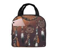 Borsa termica riutilizzabile per il pranzo Star Dream Catcher Lunch Box per donne uomini portatile a tenuta stagna borsa per il pranzo più fresco contenitori per il pranzo per lavoro viaggi all'aperto