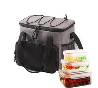 Borsa termica | Sacchetti isolanti impermeabili in Oxford con isolamento impermeabile | Scatola portatile per cubetti di ghiaccio | per pesca all'aria aperta auto lavoro strada viaggio picnic spiaggia