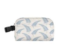 Borsa termica termica con tasche con cerniera Lunch Box per le donne con fibbia Lunch Cooler Tote per il lavoro ufficio foglia grigio blu Bolsa para lonchera de Mujer