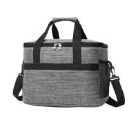 Borsa termica termica per il pranzo, 19,7 l, pieghevole, termica, impermeabile, con tasca con cerniera, per shopping, campeggio, viaggi su strada