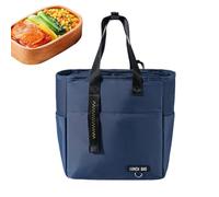 Borsa termica termica - tessuto Oxford multi-tasca riutilizzabile, | 27 x 15 x 28 cm portatile cerniera campeggio Tote Lunch Box per picnic all'aperto campeggio spiaggia viaggio