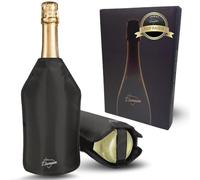 Borsa termica vino - Raffreddatore di bottiglie per vino bianco, rosso e champagne, Set accessori da bar - Sacca refrigerante - Frigo vino, raffreddamento per bottiglie di vino Refrigeratore vino