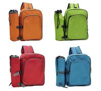 Borsa termica zaino a spalla porta bottiglia per cibo acqua pietanze da trekking