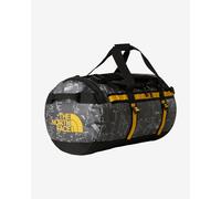 Borsa The North Face Base Camp Duffel M 71 grigio cemento giallo