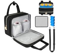 Borsa tiralatte indossabile con scomparto refrigerante compatibile con Momcozy M5/S12 Pro, Elvie & Medela Pump in Style