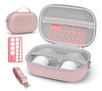 Borsa tiralatte indossabile per Momcozy & Willow, da utilizzare con tiralatte indossabili a mani libere per sicurezza/Medela/eufy/Bluefair, borsa da viaggio con righello per capezzoli e vassoio