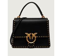 Borsa Top Handle Classic Light Studs in pelle Pinko