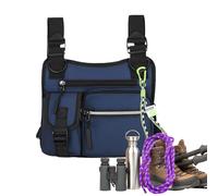 Borsa Toracica Maschile | 1*PCS Light Exiking Borsa | Giubbotto Multifunzione Resistente A 25x23x4cm | Cut 3D Ergonomico, Traspirante, Regolabile, Ideale Per Arrampicarsi, Sport, Ciclismo, Viaggio, La