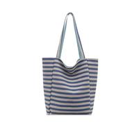 Borsa Totane BASSE TRENDE STRIPE CANVAS SEMPRE STATCHEL DONNA CASA CASUALE PER LAVORO DATINGE UN COLLEGI