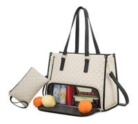TIMIFUN Borsa Tote 2 in 1, Borsa Porta Pranzo, Borsa Porta Pranzo isolata a Prova di perdite, Grande Borsa da Lavoro con Scomparto per Il Pranzo, Borsa da Lavoro per Affari, Ufficio