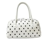 Borsa tote a pois da donna in pelle PU sotto le braccia | Borsa per ascelle pendolari con doppia cerniera in stile coreano