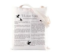 Borsa tote con citazioni sulla quarta ala Dragon Rider, borsa per la spesa riutilizzabile, borsa a tracolla per libri, Borsa Love You 4 Wing, 32*37CM