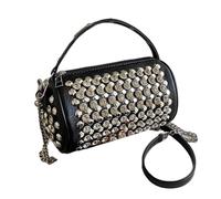 Borsa tote con rivetti, borsa sotto le braccia con rivetti,Borsa da polso