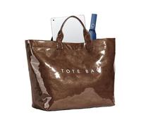 Borsa tote con stampa di lettere, grande borsa in carta krafts, borsa per la spesa casual, borsa da spiaggia alla moda, regalo di compleanno per sorelle, insegnanti, elegante borsa per tutti i giorni