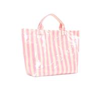 Borsa Tote Da Donna A Righe In PVC, Dal Design Elegante, 44x31x12,5 Cm, Borsa Da Viaggio Leggera, Da Spiaggia Casual Per Tutte Le Stagioni, Spazio Interno Sicuro, Per Viaggi In Spiaggia, Picnic,