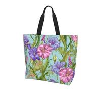 Borsa tote da donna con farfalla iris, borse colorate per la spesa, impermeabile, grande borsa con tasca interna, per lavoro, viaggi, scuola