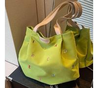 Borsa tote da donna con lettera ricamata, borsa alla moda per il lavoro,