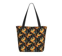 Borsa tote da donna, con stampa di fenici fantasy, borsa a tracolla grande con cerniera, borse per lavoro e viaggi