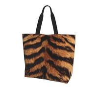 Borsa tote da donna con stampa tigre, borsa a tracolla con animali, borsa per la spesa, impermeabile, grande borsa con tasca interna, per lavoro, viaggi, scuola