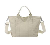 Borsa tote da donna grande capacità con manico superiore e tracolla | Nylon tote bag casual top handle large capacity lightweight adjustable shoulder strap for work travel